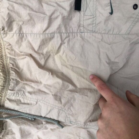 Vintage Nike Shorts XL Brown Cargo Shorts With Mesh Lining - Picture 6 of 10